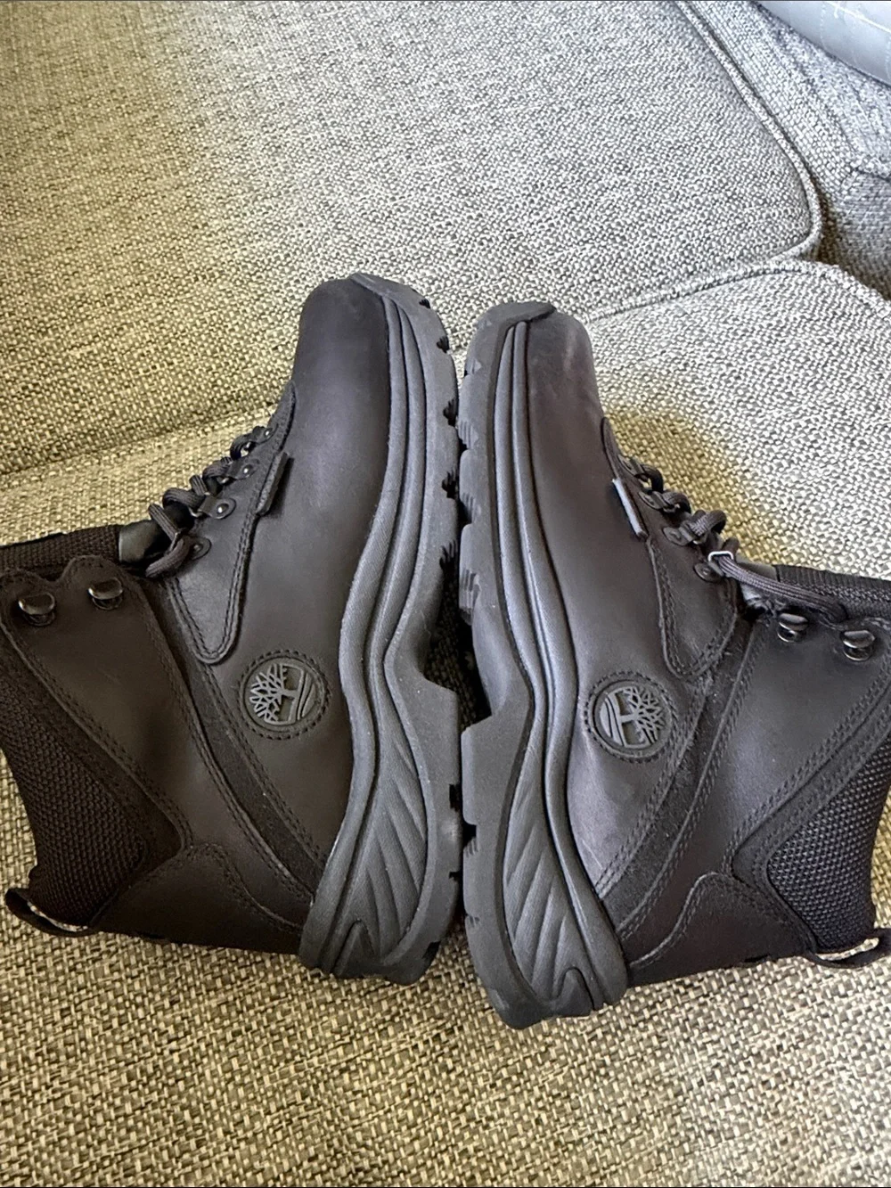 NEW Men's Timberland White Ledge Waterproof Hiking Boot Black Gorpcore Size 8.5